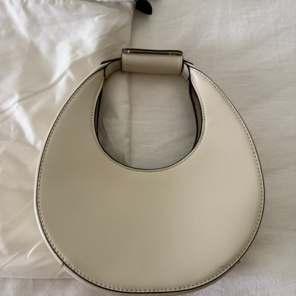 STAUD Moon Bag in Cream w/ Dust Bag - Picture 3 of 8
